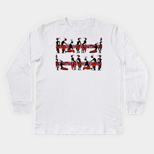 surrealism african art Kids Long Sleeve T-Shirt